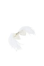 Kids Bow Feather Clip